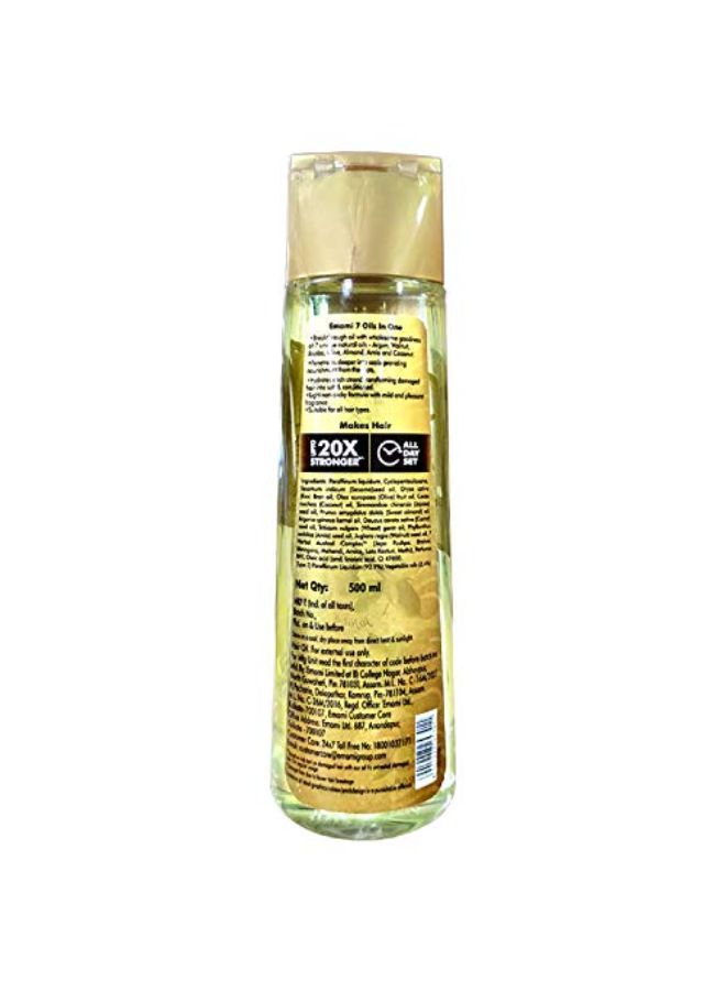 7 Oils In One Emami 7 Oils In One Non Sticky Hair Oil 500Ml, 500 Ml