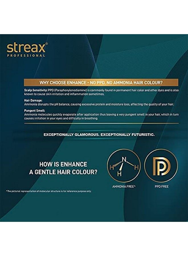 Professional Enhance Hair Colourant Cream 90 G Dark Brown No3 Pack Of 2