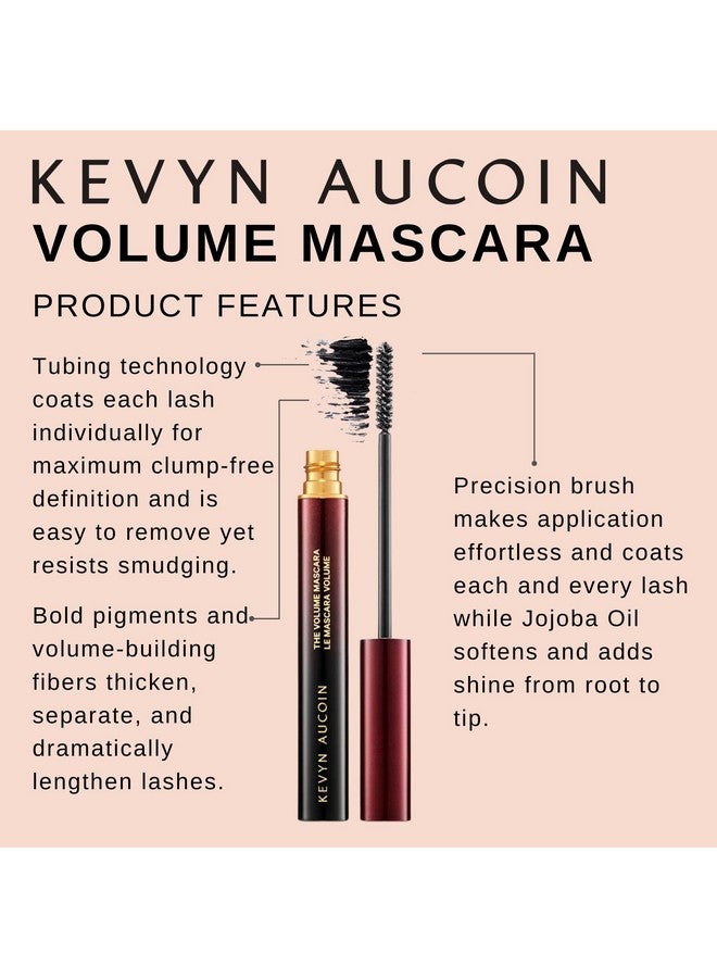 The Volume Mascara Black: Precision Detail Brush. Tubing Tech. Long Wear. Clump & Flake Free. Pro Makeup Artist Go To That Thickens Separate & Lengthen Lashes. Easy Removal With Water.