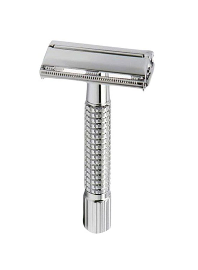 Double Edge Safety Razor Silver
