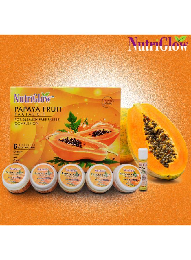 Papaya Fruit Facial Kit With Face Wash
