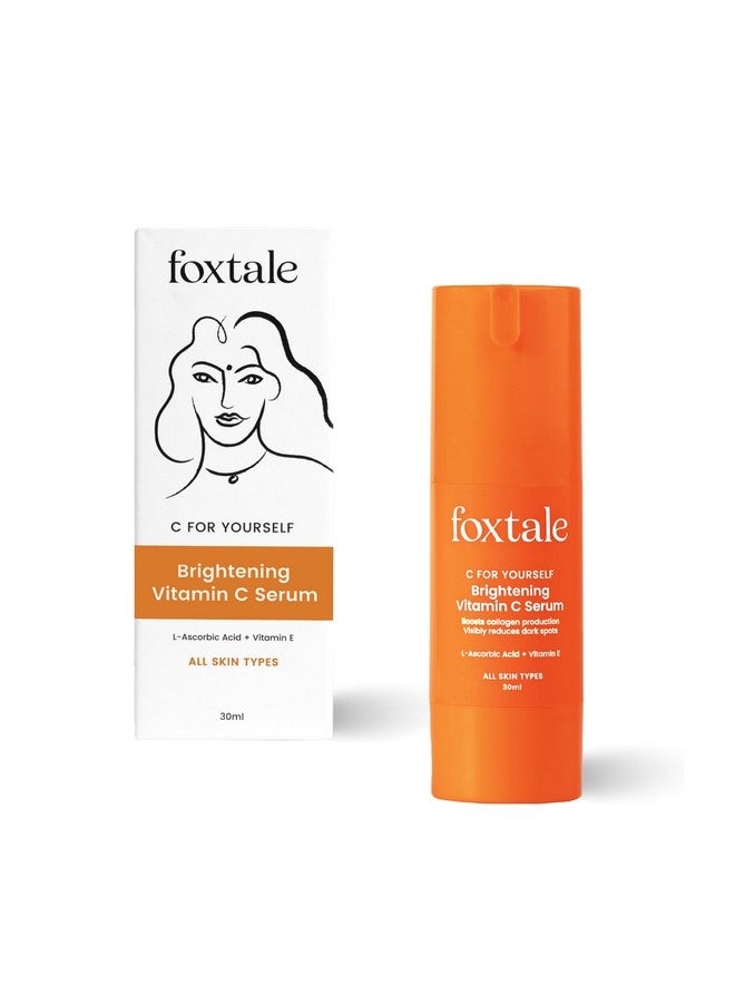 15% Vitamin C Face Serum For Glowing Skin With Pure Lascorbic Acid And Vitamin E Brightening Serum For Dark Spots Dull Skin Uneven Skin Tone Boosts Collagen Production All Skin Types 30 Ml