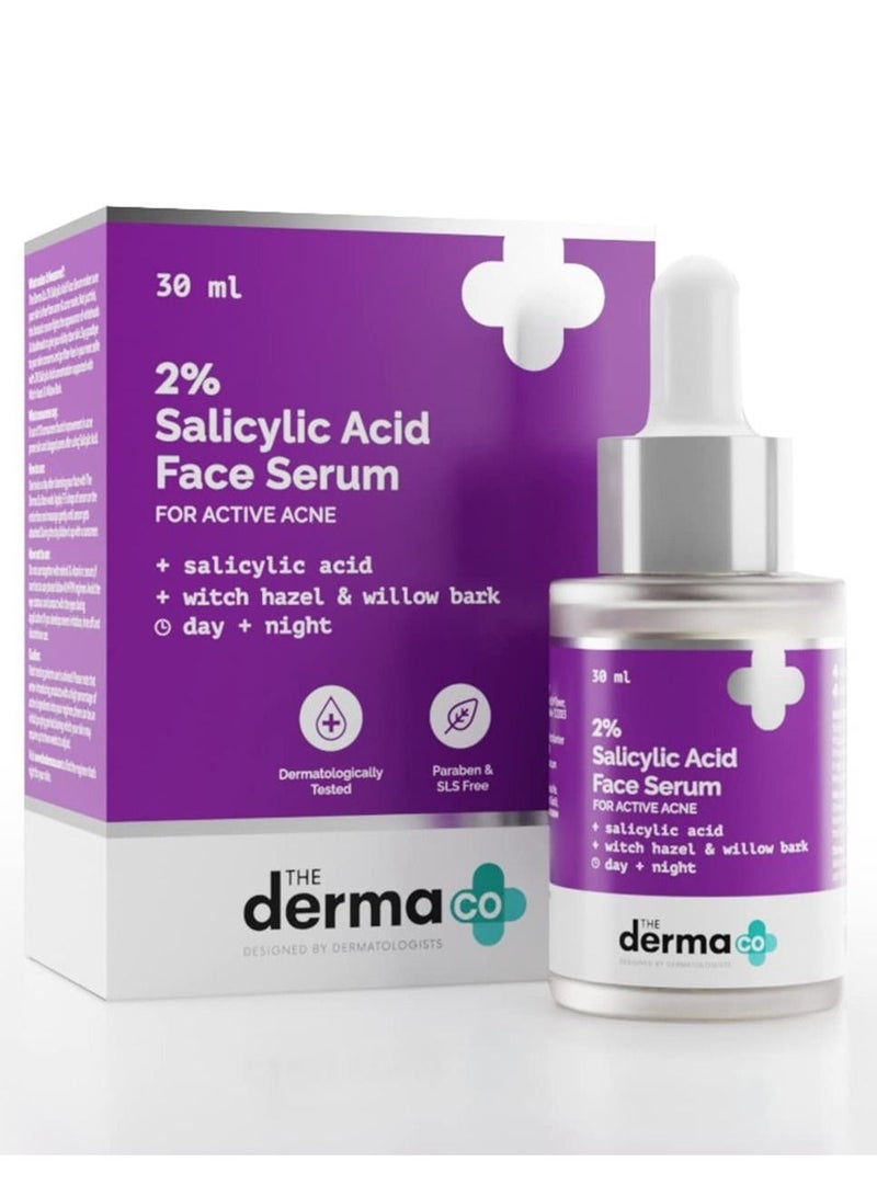 2% Salicylic Acid Face Serum For Acne Acne Marks 30ml