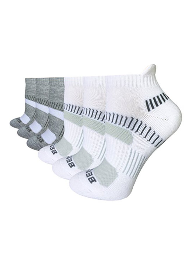 Pack Of 6 Performance Athletic Running Tab Socks