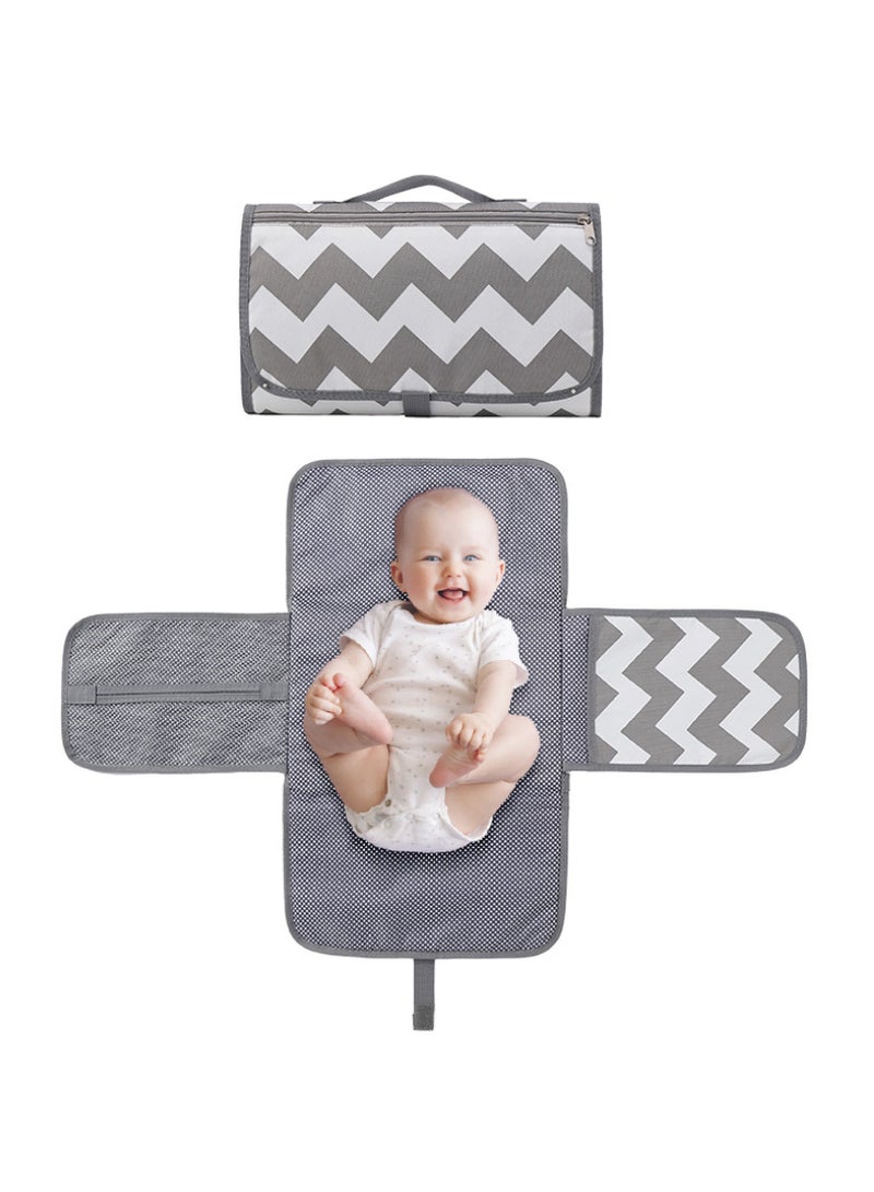 Portable Baby Diaper Changing Pad Travel Diaper Clutch