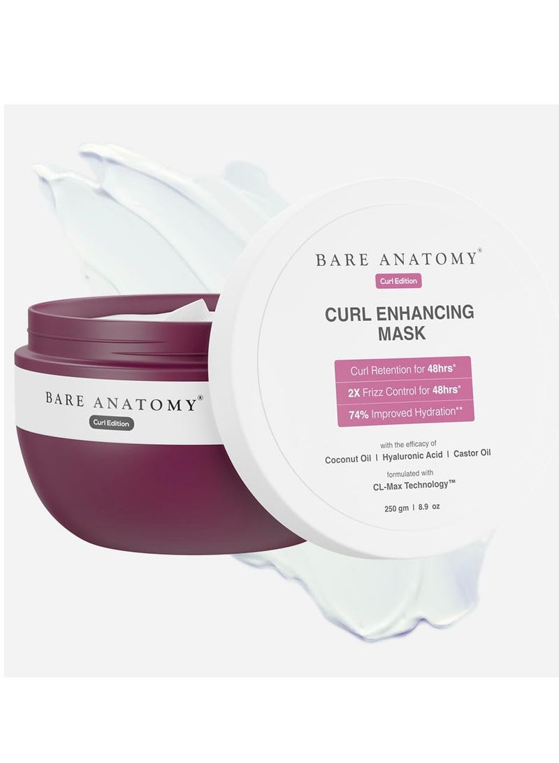 Bare Anatomy Curl Enhancing Hair Mask Smoothens Conditions Hair with Curl Retention  250g