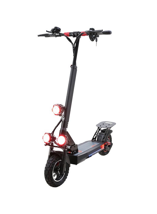 Power Full Motor 750W Electric Scooter 2023 Upgraded Version 55KM/Hr Speed App Controlled 48V 15AH Off-Road Tires , Removeable Comfortable Seat, Super Bright LED 3 Front Lights Black