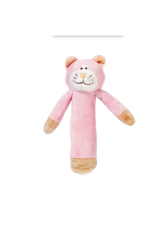 Teddykompaniet - Diinglisar Rattle Cat - Pink 15cm
