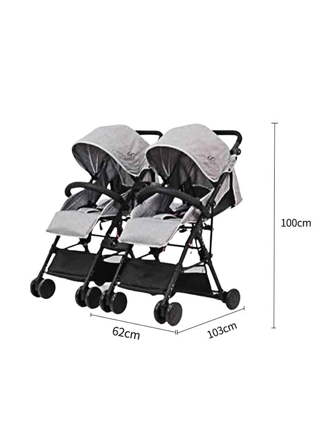 Comfortable Breathable Shockproof Twin Strollers