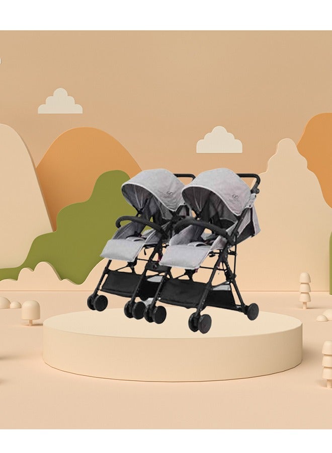 Comfortable Breathable Shockproof Twin Strollers