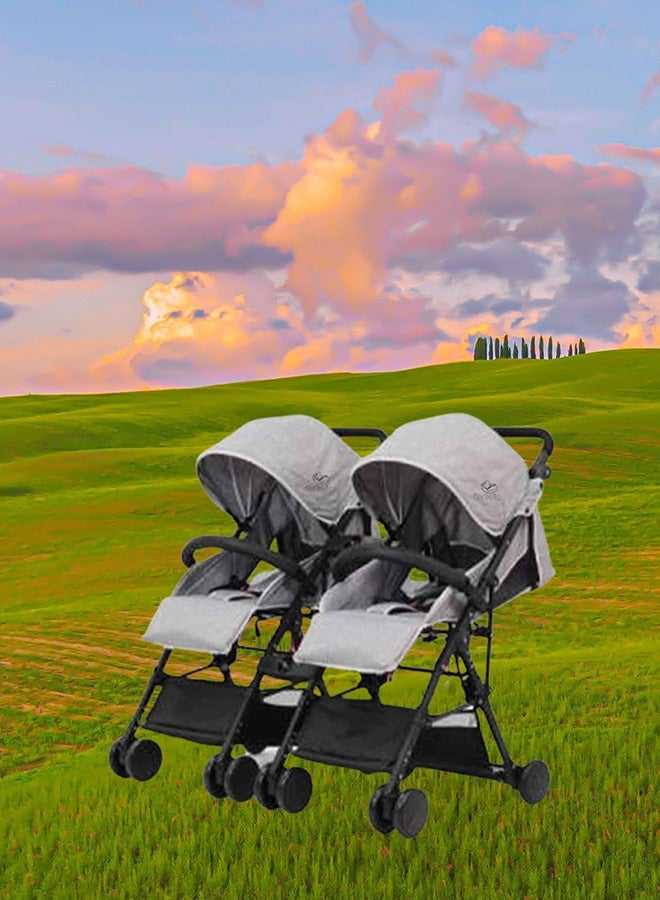 Comfortable Breathable Shockproof Twin Strollers