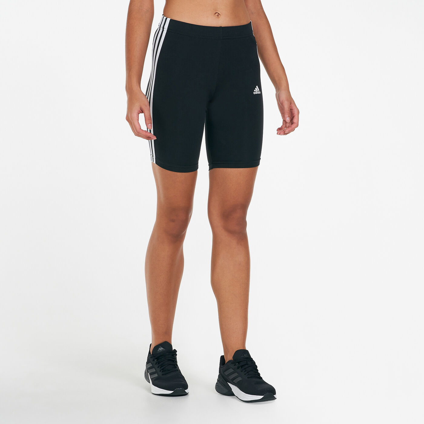 Women's Essentials 3 Stripes Bike Shorts