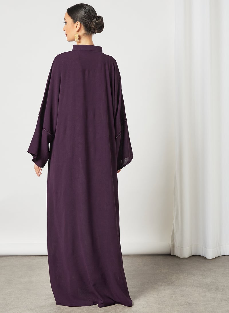 Casual Stylish Abaya Purple