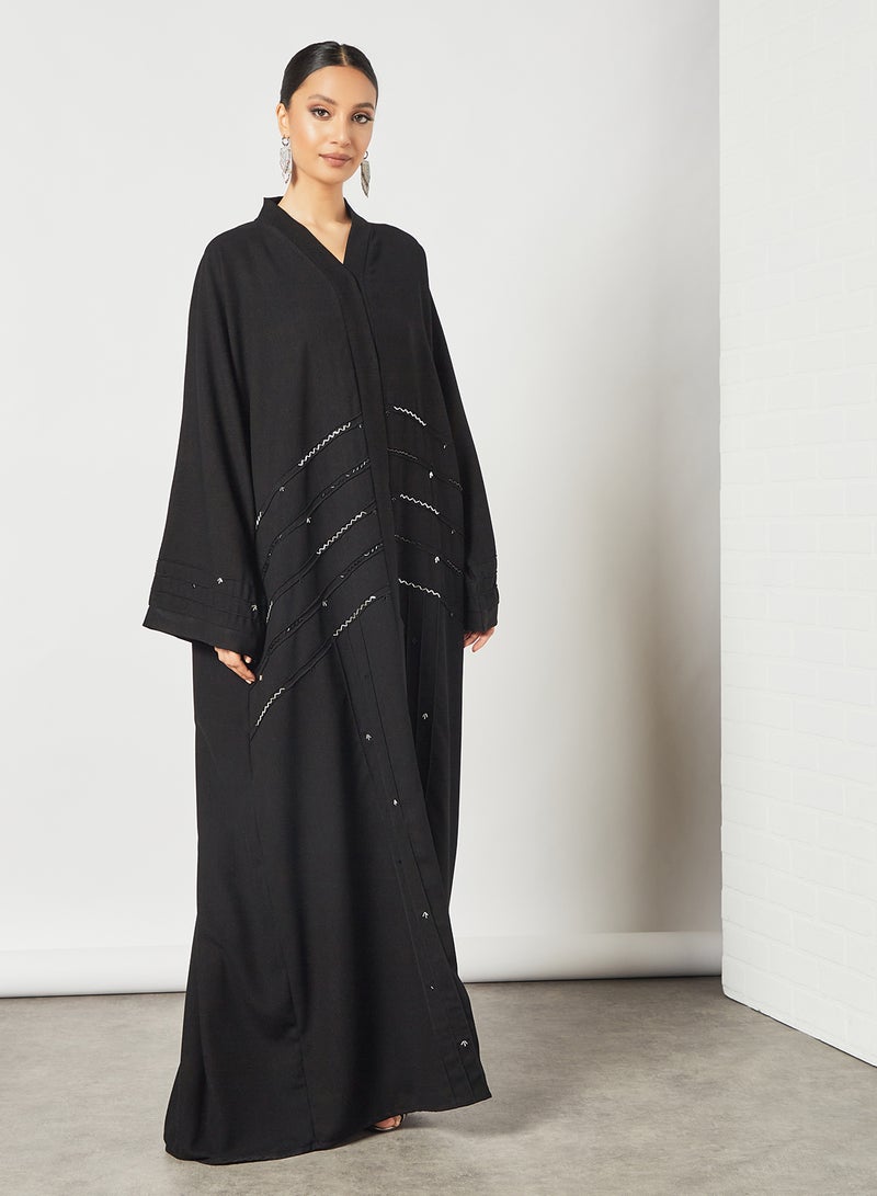 Casual Stylish Abaya Black