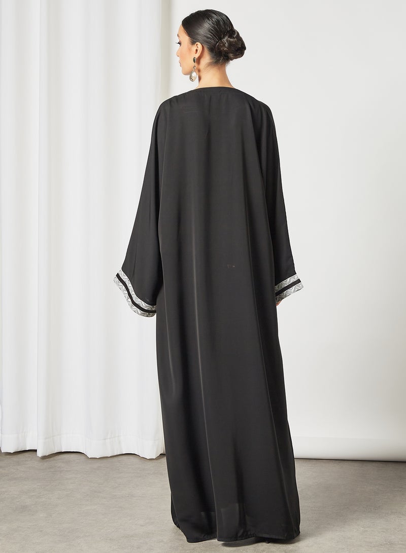 Casual Stylish Abaya Black