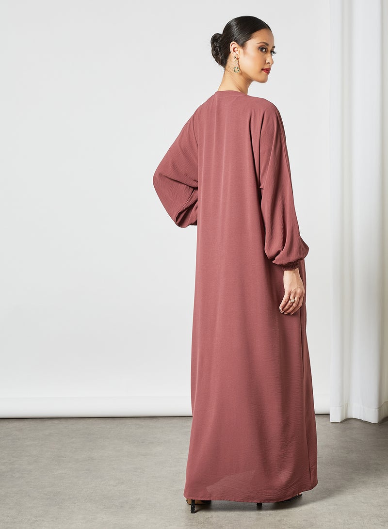 Casual Stylish Abaya Maroon
