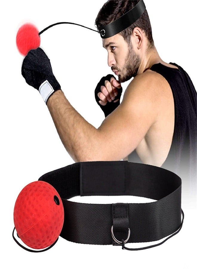 Boxing Reflex Ball Boxing Equipment Fight Speed Boxing Gear Punching Ball Great for Reaction Speed and Hand Eye Coordination Training Reflex Bag Alternative