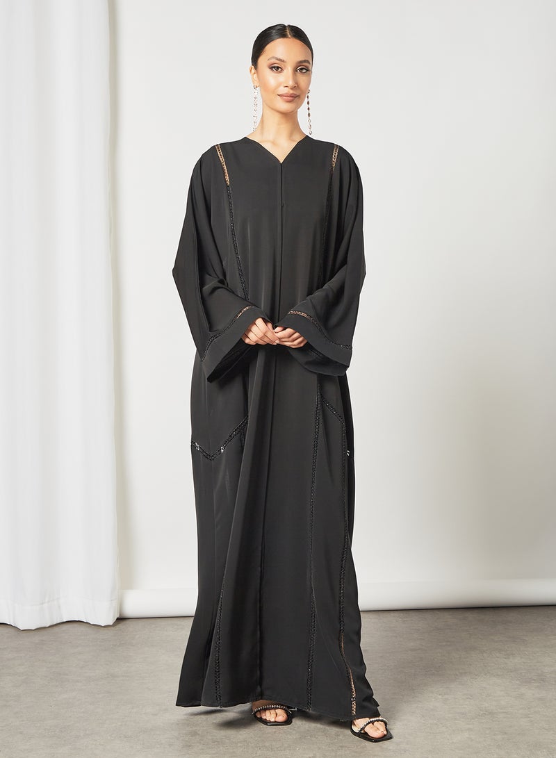 Casual Stylish Abaya Black