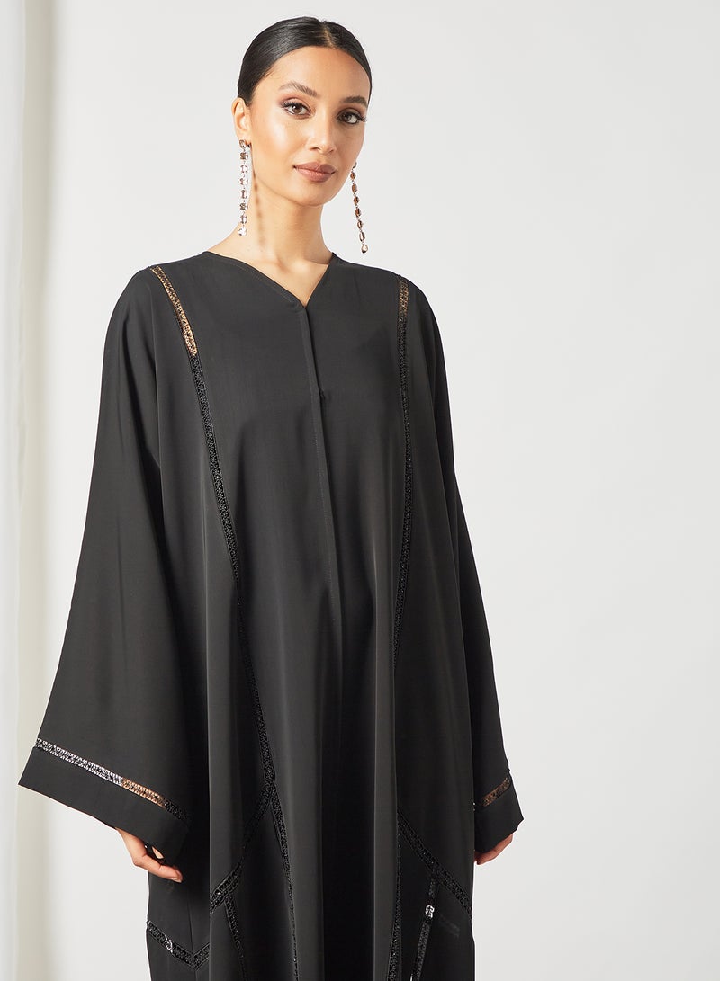 Casual Stylish Abaya Black