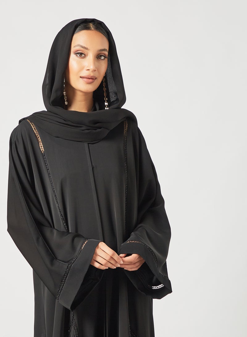 Casual Stylish Abaya Black
