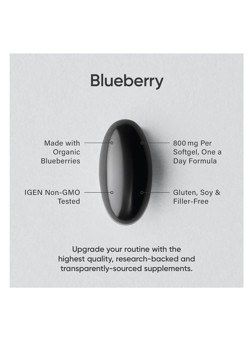 Sports Research Blueberry Concentrate Fruit Complex 800mg 60 softgels