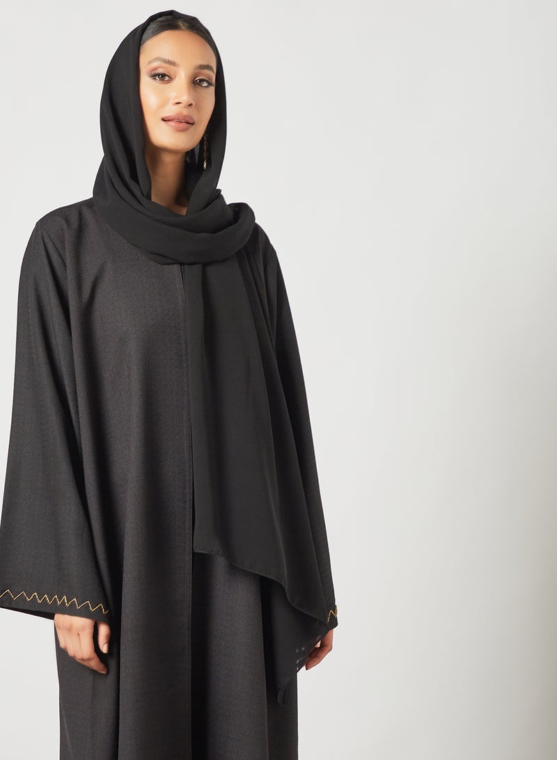 Casual Stylish Abaya Black