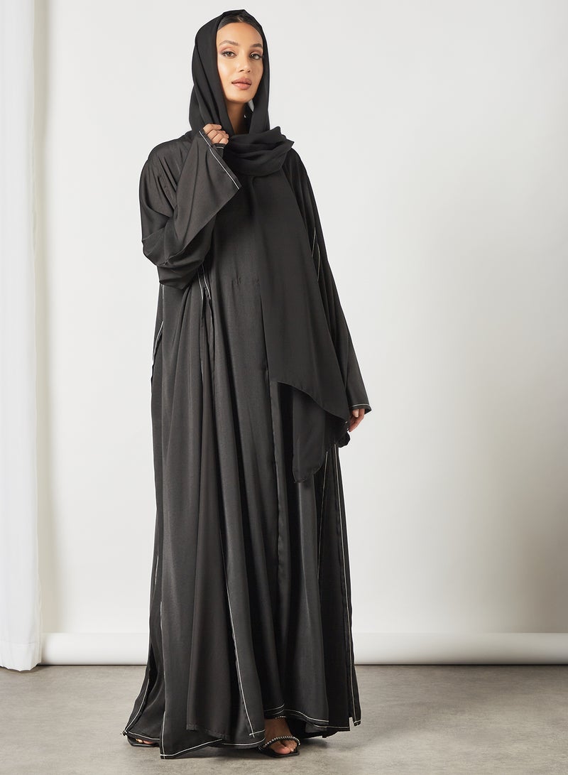 Casual Stylish Abaya Black