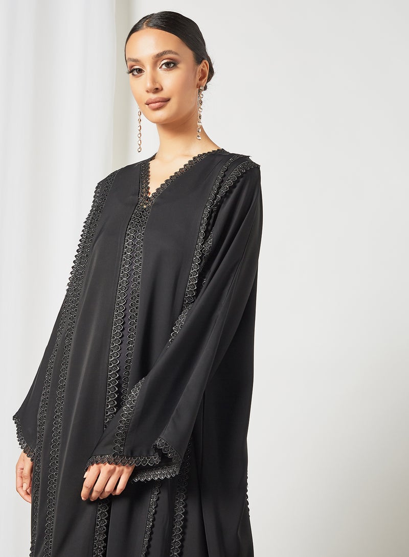 Casual Stylish Abaya Black