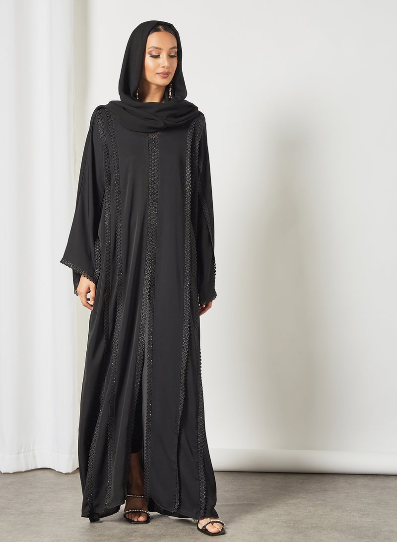 Casual Stylish Abaya Black