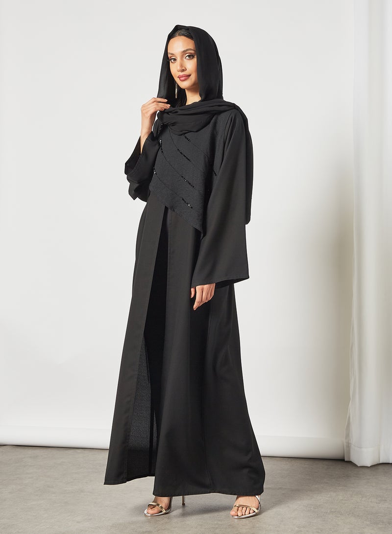 Casual Stylish Abaya Black