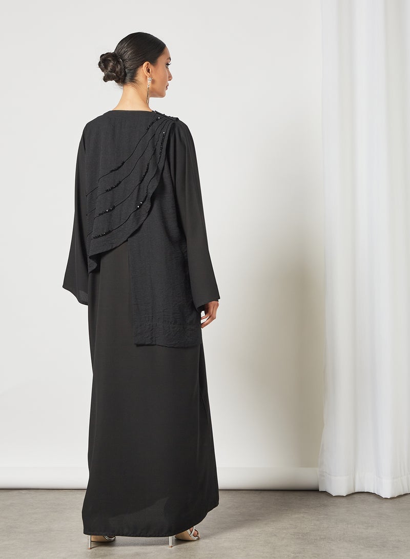 Casual Stylish Abaya Black