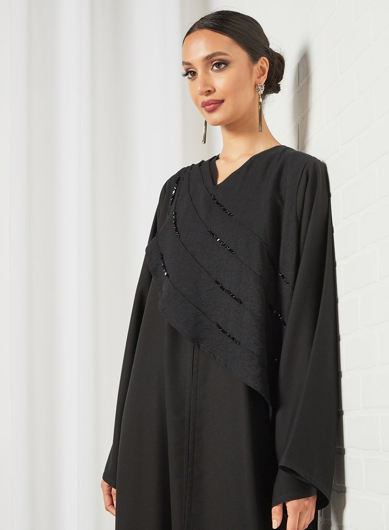 Casual Stylish Abaya Black
