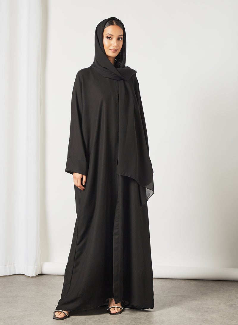 Casual Stylish Abaya Black
