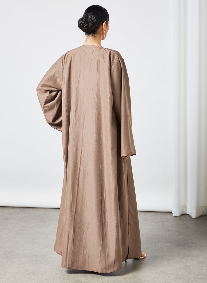 Comfortable Modest Abaya Beige