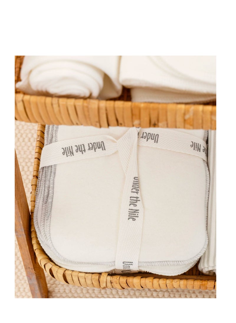 Under the Nile Organic Cotton Sherpa Wash Cloths Set of 12 wash cloth