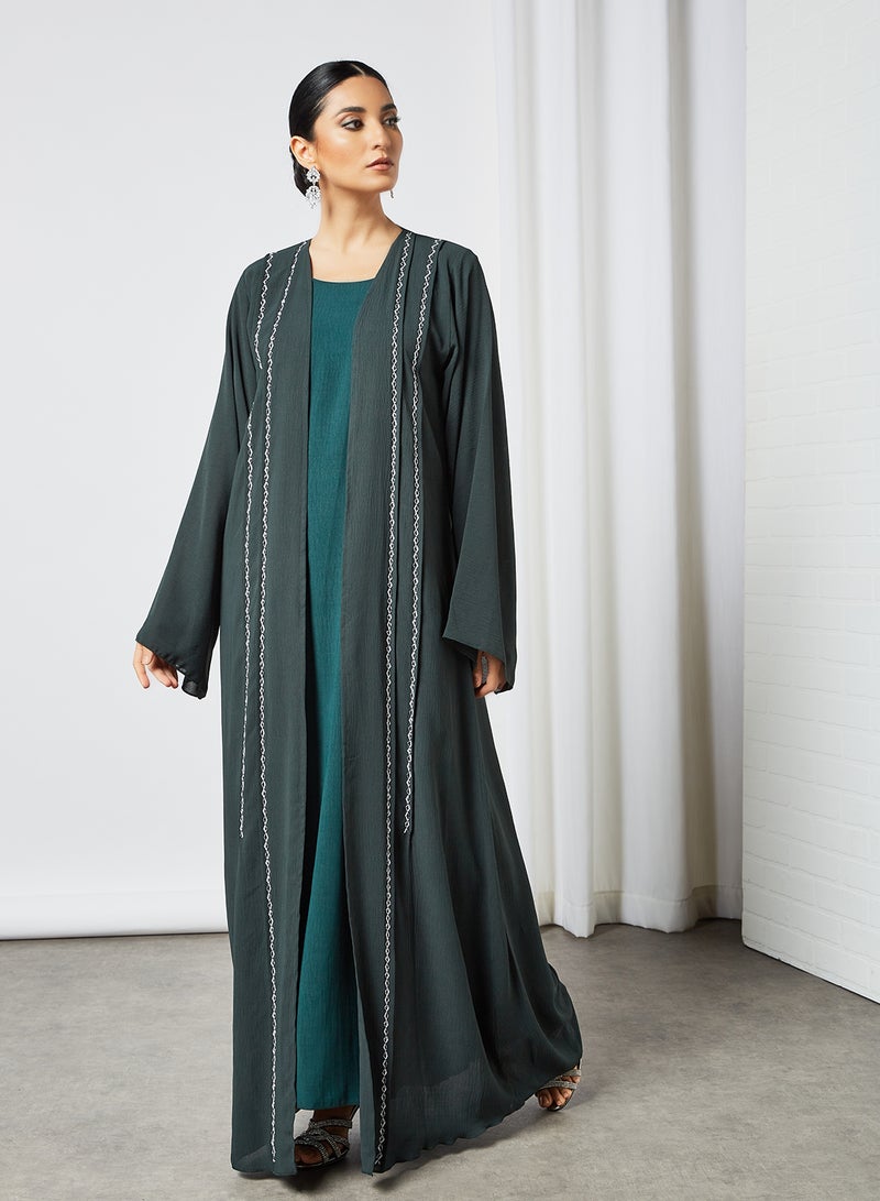 Comfortable Modest Abaya Green