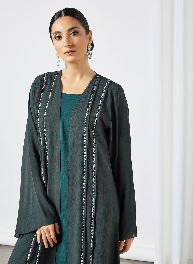 Comfortable Modest Abaya Green