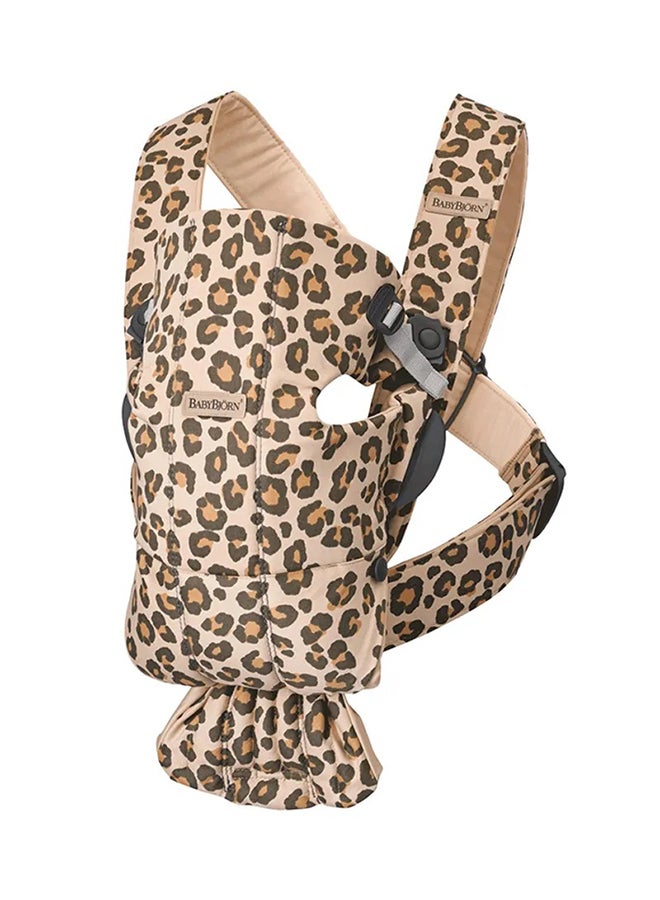 Baby Carrier Mini Cotton - Beige/ Leopard