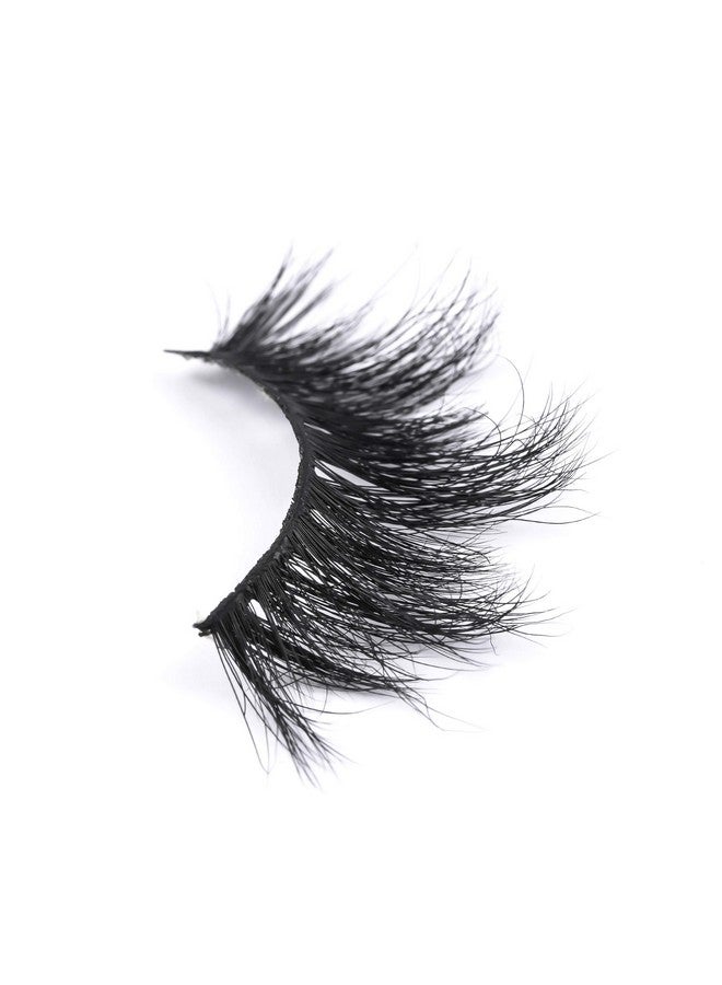 3D Mink 25Mm False Eyelashes Lasgoos Siberian Luxurious Soft Cross Thick Very Long Wedding Dram Party 5 Pairs Fake Eye Lashes (E895)