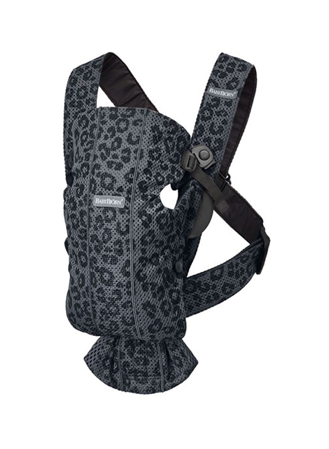 Baby Carrier Mini 3D Mesh - Anthracite/Leopard