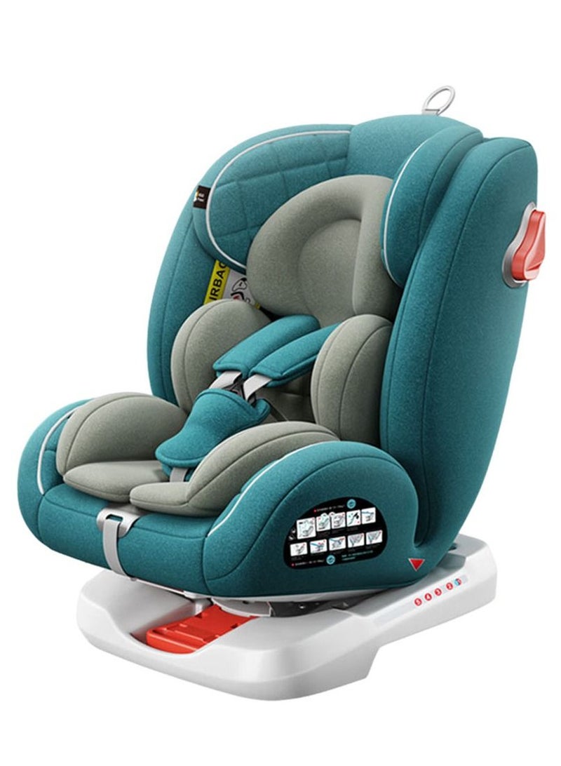 Baby Car Seat, Car Seat with Baby Safety Barrier,Adjustable Sitting Positions Give Your Baby Comfort,Five-Point Safety Belt,Baby Car Seat Padded and Supported with Shock Pads (Green)