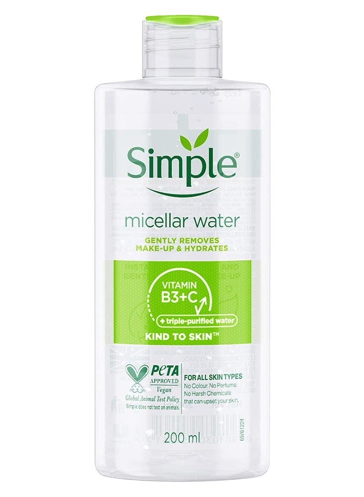 Simple Kind To Skin Micellar Cleansing Water 200 ml