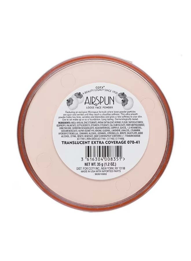 Loose Face Powder Translucent Extra Coverage 070 41 1.2 oz 35 g