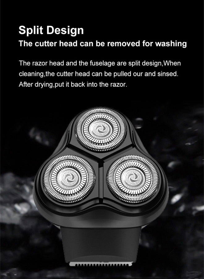 Electric Shaver Blackstone-C Men's Washable USB Rechargeable Facial Shave Machine