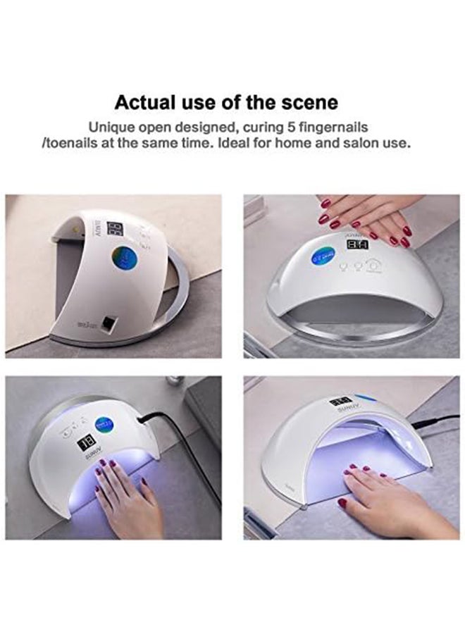 Sun 6 48W Nail Dryer Led Nail Lamp 21 Leds Uv Lamp For Curing All Gel Nail Polish Manicure Pedicure Salon Tool Lamp