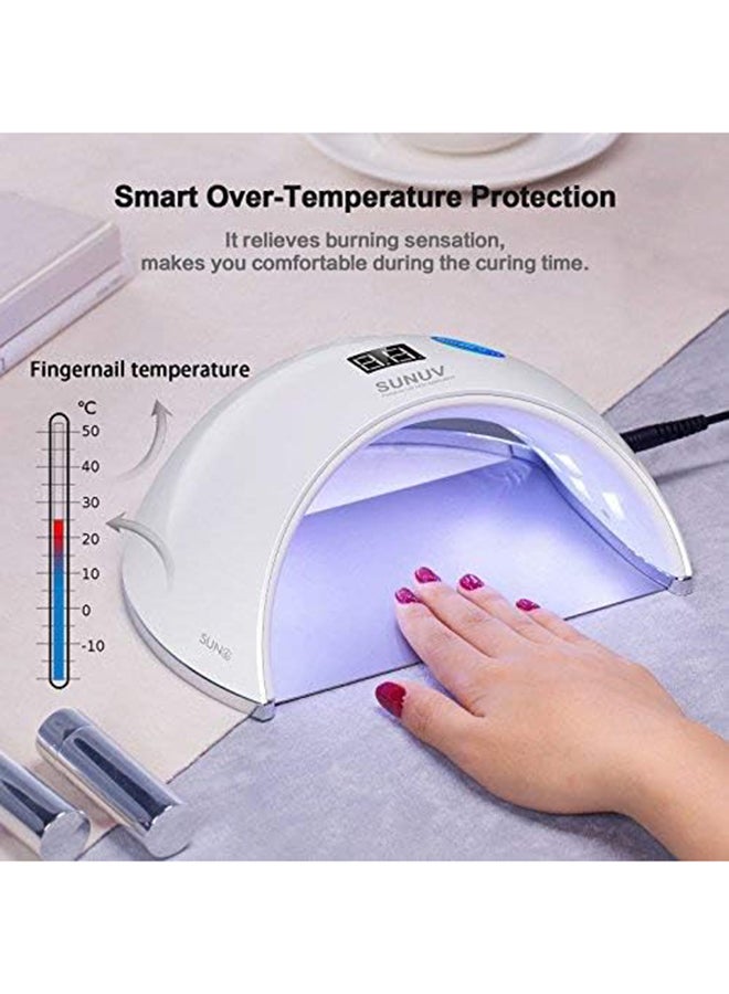 Sun 6 48W Nail Dryer Led Nail Lamp 21 Leds Uv Lamp For Curing All Gel Nail Polish Manicure Pedicure Salon Tool Lamp