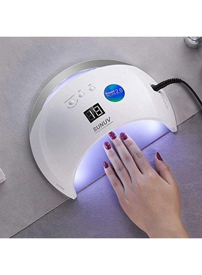 Sun 6 48W Nail Dryer Led Nail Lamp 21 Leds Uv Lamp For Curing All Gel Nail Polish Manicure Pedicure Salon Tool Lamp