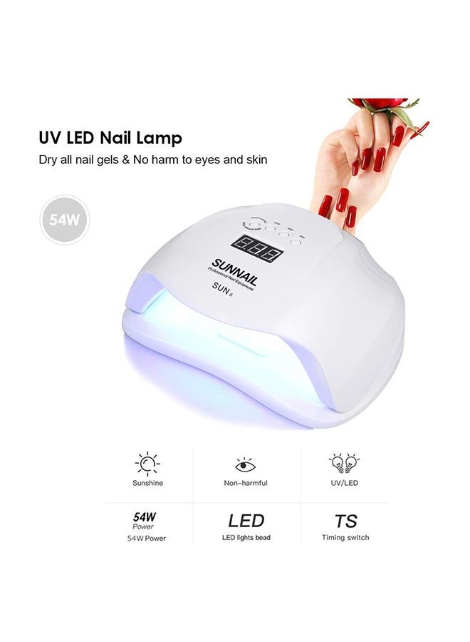 54W Uv Led Nail Lamp Professional Sunlight Nail Gail Dryer Machine For Fingernails And Toenails Sunx
