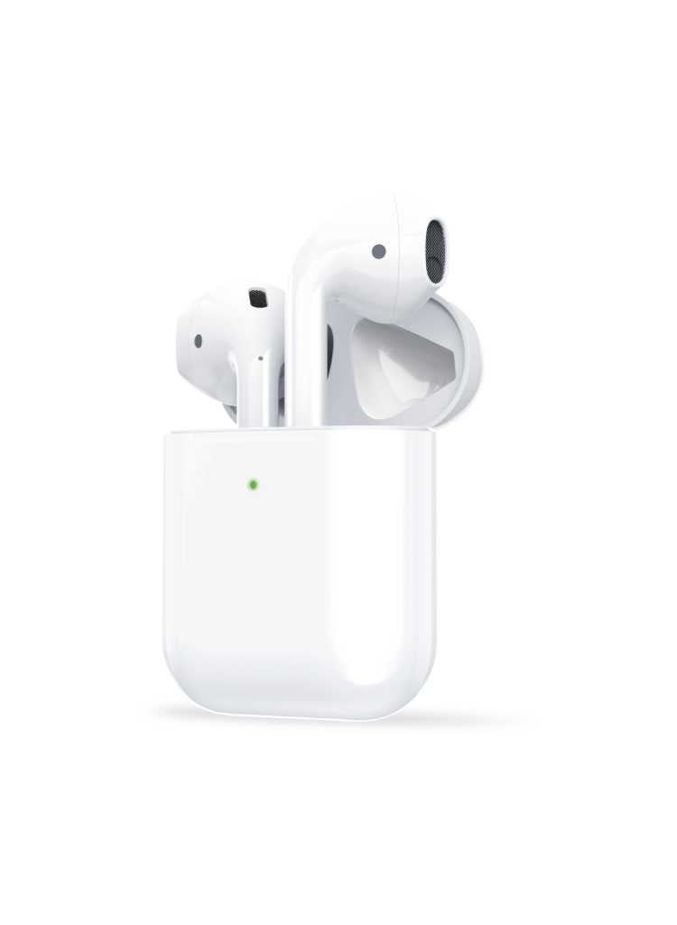 True Wireless Earbuds 2 with Built-In Microphone and Charging Base Case G1 - White
