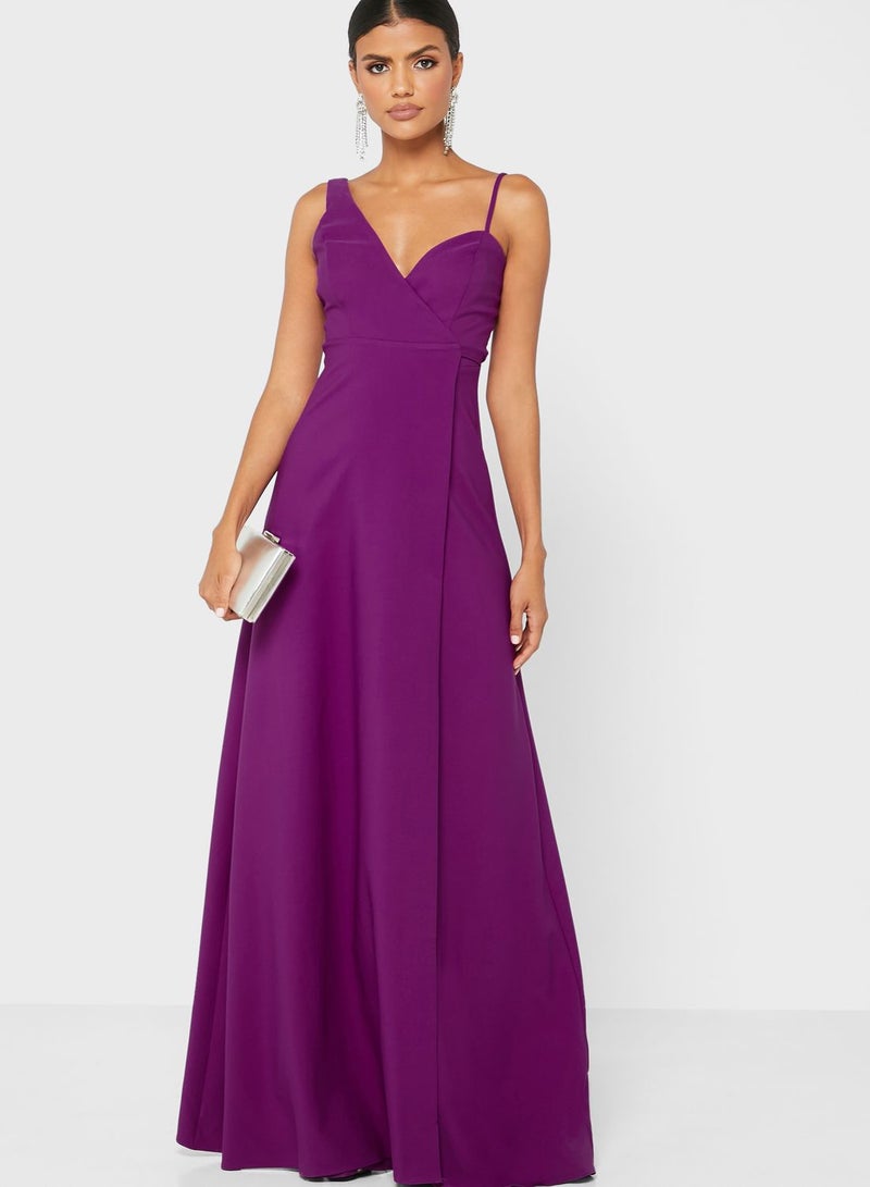 Tie Waist Wrap Dress
